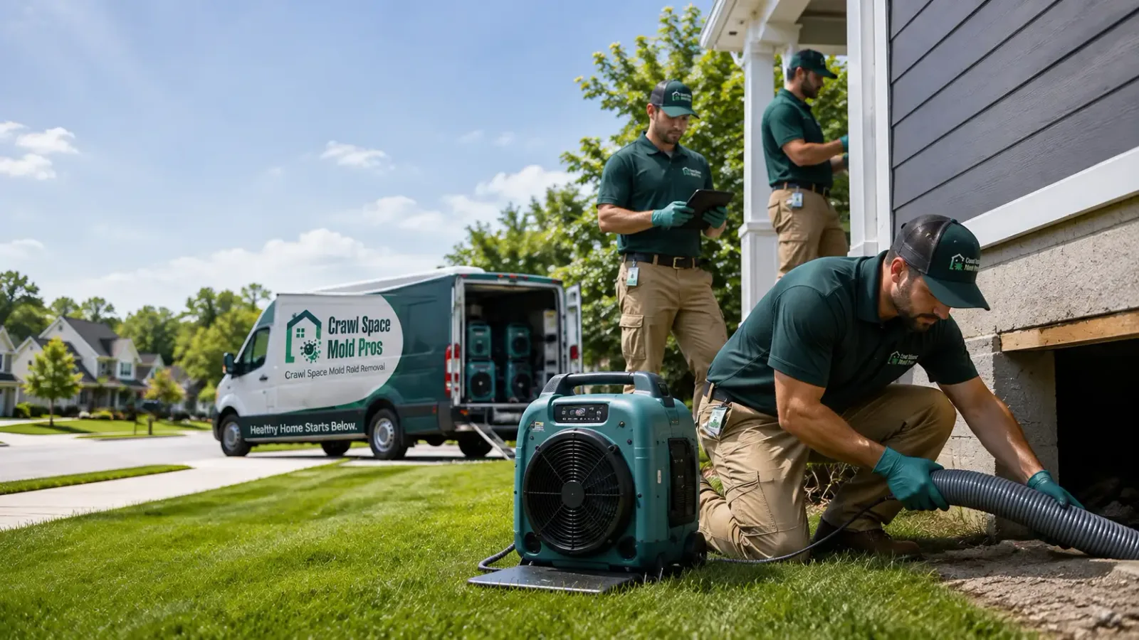 Crawl Space Mold Removal in Munising, MI